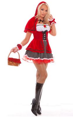 F1476 Sultry Red Riding Hood Costume